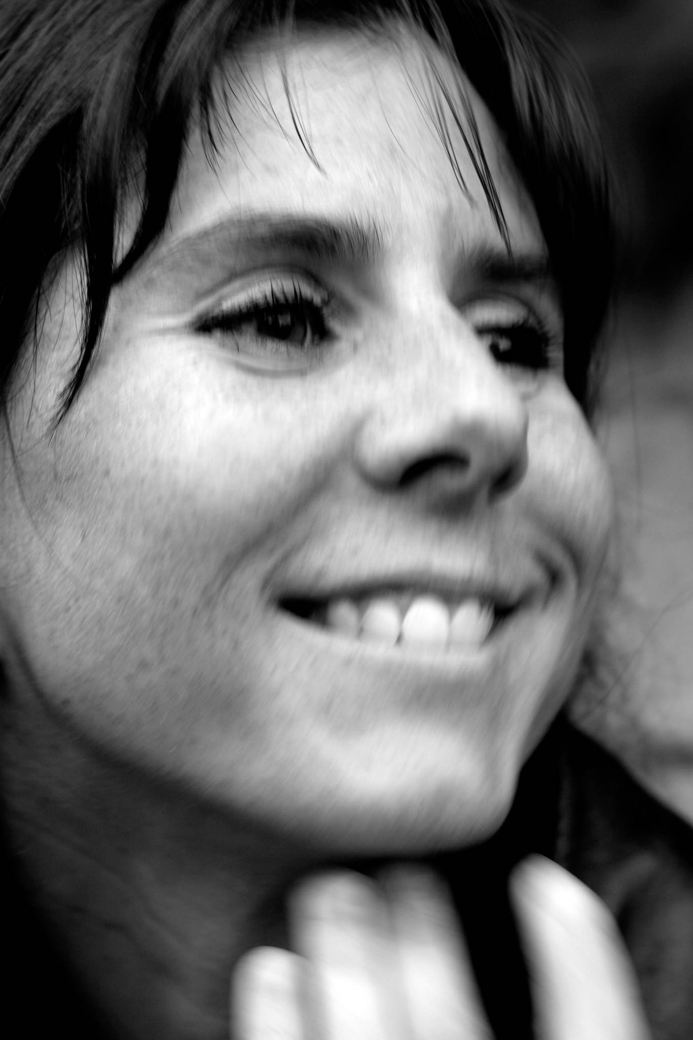 Closeup Portrait Frau